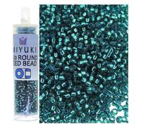 Miyuki Perles rondes Taille 15/0 8,2 g SL Bleu sarcelle