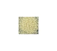 Perles de rocaille rondes Miyuki taille 150 82 g Cr me opaque mate AB