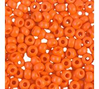 Perles de rocaille rondes Miyuki taille 60 20 g orange opaque
