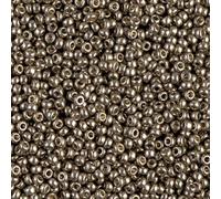 Perles de rocailles rondes japonaises en verre Miyuki galvanis es Duracoat 11/0 Tube d'environ 24 grammes et 5 pouces