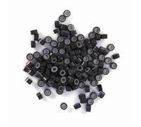 Perles de Silicone Marron 1000 Pi ces Anneaux d Extension Cheveux 5 mm Doubl s de Silicone Outils S curis s et Confortables pour Extensions Capillaires Marron
