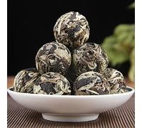 Perles de Thé Puer Blanc à l'arôme Léger Chine Original Thé Pu-Erh Naturel et Organigue Thé Pu'er sans Additifs Thé Puerh (500g)