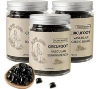 Perles de trempage des pieds à base de plantes, contenant plusieurs extraits naturels de plantes, adoucissant pour la peau dure du talon, apaise la fatigue, pour homme et femme
