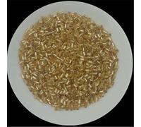Perles de tube de verre, Entretoise, 10 g/paquet de perles tchèques dorées multi-tailles, clairons for la fabrication bijoux, broderie, accessoires couture DIY(2mm)