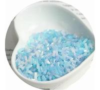 Perles de tube de verre, Entretoise, 2x4,5 mm, couleur d'illusion de nuage crème, perle torsadée en spirale, matériel d'accessoire collier fait à la main for bracelet et(N27)