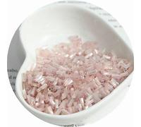 Perles de tube de verre, Entretoise, 2x4,5 mm, couleur d'illusion de nuage crème, perle torsadée en spirale, matériel d'accessoire collier fait à la main for bracelet et(N06)