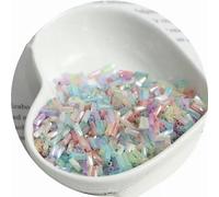 Perles de tube de verre, Entretoise, 2x4,5 mm, couleur d'illusion de nuage crème, perle torsadée en spirale, matériel d'accessoire collier fait à la main for bracelet et(N21)