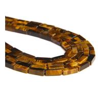 Perles de Tube en pierre naturelle 13x4mm, œil de tigre, perle d'espacement impériale, lisse, plate, rectangulaire, pour la fabrication de bijoux, bricolage