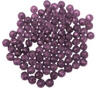 Perles de verre - à facettes - 140 pièces - 4 mm - Violet