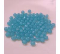 Perles de verre - à facettes - 60 pièces - 10 mm - Bleu clair