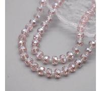 Perles de verre cristal facettées rondes en forme de roue chromatique, 8 mm, 30 pièces/sachet, pour la création de bijoux et accessoires (bracelets, etc.) - B9 - Lot de 30 perles de 5 x 8 mm