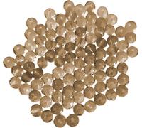 Perles de verre - type 'facettes' - 140 pièces - 4 mm - Or rose