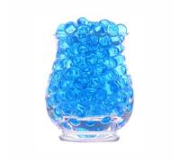 Perles d'eau 50g Bille d'eau en Gel pour Remplissage de Vase pour Perles Flottantes, Fabrication de Bougies Flottantes, Remplissage de Vase et Décoration 2.5-3 mm, bleu