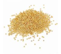 Perles d'espacement à sertir en or, argent et cuivre(Gold,2mm 500pcs)