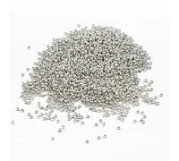 Perles d'espacement à sertir en or, argent et cuivre(Rhodium,2mm 500pcs)