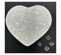 Perles d'espacement en acrylique de 6 mm, 8, 10, perles cristal bicône à facettes for la fabrication bijoux(White,10mm 50pcs)