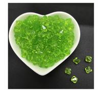 Perles d'espacement en acrylique de 6 mm, 8, 10, perles cristal bicône à facettes for la fabrication bijoux(Green,8mm 100pcs)