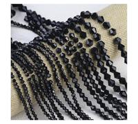 Perles d'espacement en cristal de verre bicône for la fabrication de bijoux, breloques, bracelets, colliers, accessoires de bricolage(4mm 100pcs)