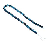 Perles d'oeil de Tigre Bleu, Perles d'oeil de Tigre Pierre Naturelle Perles d'oeil de Tigre Bleu Perles Rondes d'oeil de Tigre Bleu 4mm Pierre Naturelle Bricolage Bijoux
