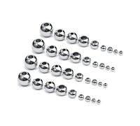 Perles en acier inoxydable for la fabrication de bijoux, perles d'espacement en vrac, bracelets, colliers et autres projets de bricolage(Silvery,8x2mm 20pcs)