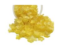 Perles en acrylique, Bouchons de perles fleurs en acrylique et d'espacement multicolores, 500/1000 pièces for bijoux DIY(Yellow,500pcs)