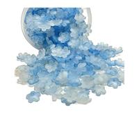 Perles en acrylique, Bouchons de perles fleurs en acrylique et d'espacement multicolores, 500/1000 pièces for bijoux DIY(Blue,500pcs)