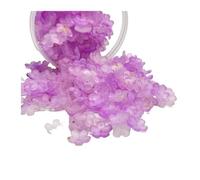 Perles en acrylique, Bouchons de perles fleurs en acrylique et d'espacement multicolores, 500/1000 pièces for bijoux DIY(Purple,500pcs)