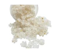 Perles en acrylique, Bouchons de perles fleurs en acrylique et d'espacement multicolores, 500/1000 pièces for bijoux DIY(White,1000pcs)