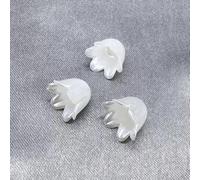 Perles en acrylique, Perles d'espacement de fleurs en acrylique mat, paquet 800 à 6000 pièces, multicolores 11x9mm, for la fabrication bijoux