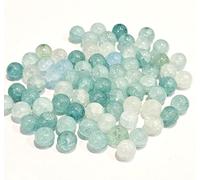 Perles en agate - Motif dragon - Rond - 8 mm - Pierre semi-précieuse - Pierre naturelle avec trou à enfiler - Pour la fabrication de bijoux (vert Erinite)