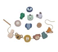 Perles en bois à enfiler All Animals