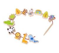 Perles en bois - Animaux du Zoo G
