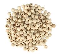 MÉGACRÉA Perles en Bois Brut Rondes 0,8 cm 200 pièces