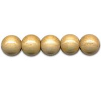 Perles en bois Meyco résistantes à la sueur et à la salive 85 pièces en 8mm nature