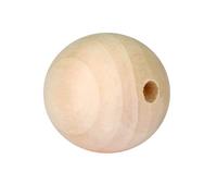15 grosses Perles en bois D2,5cm naturel personnalisable bijoux collier création Marque C TOP BOIS NATUREL