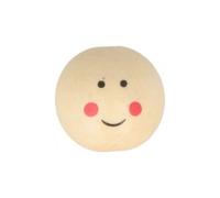 Perles En Bois Visage 2,5 Cm 12 Pièces