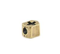 Perles en laiton avec tête de mort, vis papillon, balle, citrouille, lampe à huile, araignée, bouclier, marteau, corde de parapluie, cordon EDC et paracorde (I)
