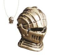 Perles En Laiton,Charmes en Laiton Résistant pour Création de Bijoux - Perles Rétro Style Guerrier pour Bracelet Collier et Décoration Jardin Halloween