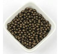 Perles en métal bronze 2/3/4/5/6/8/10 mm, boules rondes lisses, perles d'espacement en vrac pour la fabrication de bijoux, accessoires de bijoux faits à la main, bronze, 2,4 mm, 1 000 pièces