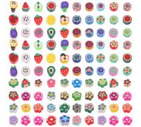 Perles en Pâte Polymère 10mm pour Bijoux Diy, Lot Mixte Créatif