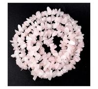 Perles en pierre concassée irrégulière de 3, 5, 8 et 12 mm for la fabrication de bijoux, colliers et bracelets à faire soi-même(Rose Quartzs,5-8mm)