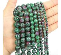 Perles en pierre œil amazonite quartz rose turquoise agates obsidienne perles pour la fabrication de bijoux bracelet à bricoler soi-même 4 6 8 10 mm-épidote-4 mm environ 90 pièces