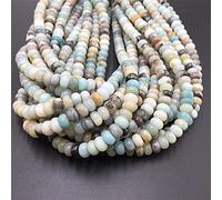 Perles en Pierre Naturelle 4 * 6mm 5 * 8mm Rond de Labradorite lâche agradorite agradorite Pierre Perles rondelle espaceur Perles pour la Fabrication de Bijoux Bracelet Boucle d'oreille