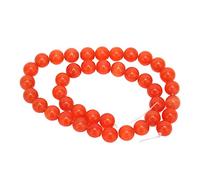 Perles en pierre naturelle œil de chat de 10mm, perles rondes en vrac de pierres précieuses rouges pour la fabrication de bijoux, polissage élevé pour colliers et Bracelets à (Rouge)