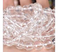 Perles en pierre naturelle, jaspe de lave, œil de tigre, quartz, agate, perles rondes en vrac pour la fabrication de bijoux, accessoires de bracelet, 4-12 mm, verre, 6 mm, environ 61 perles