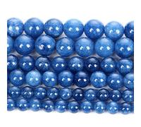 Perles En Pierre Naturelle Perles Aigue-Marine/Obsidienne Perles Rondes En Vrac Pour La Fabrication De Bijoux Bracelets À Bricoler Soi-Même Accessoires Kyanite 8mm 44-46pcs