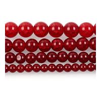 Perles en pierre naturelle, Pierre ronde Crim Burst Flower, idéale for la création de bijoux, broderie et le bricolage bracelets(6mm about 63 pcs)