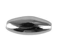 Perles En Plastique, 6x3 Mm, Argent, Boîte 105 Pièces