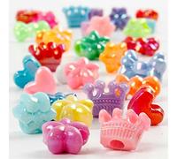 Perles en plastique avec différentes formes