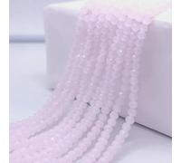 Perles en porcelaine multicolores de 2, 3, 4, 6 et 8 mm, perles en cristal à facettes, rondes et plates, pour la fabrication de bijoux et d'accessoires DIY - C179-6 mm (90 pièces)